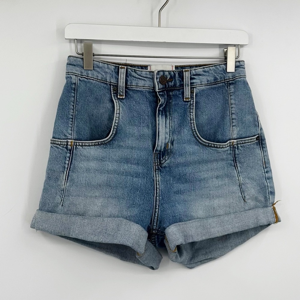 Urban Outfitters BDG High Rise Stretch Roll Hem Shorts Size 26